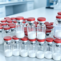 Approvisionnement direct usine Guangdong : Poudre GHK-Cu de qualité cosmétique, matière première, tripeptide-1 de cuivre de haute pureté, peptide lyophilisé