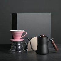 Offre Spéciale : Coffret Cadeau de Voyage pour Café – Kit Complet avec Moulin, Cafetière, Bouilloire et Accessoires pour Infusion Manuelle (Pour Over)