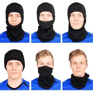 E916 <span class=keywords><strong>Bonnet</strong></span> Balaclava en Nylon Coupe-Vent pour Homme et Femme, Idéal Sports de Plein Air, Ski, <span class=keywords><strong>Cyclisme</strong></span>, Moto, Masque Facial Complet - Product Image 4