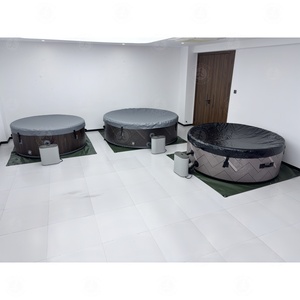 Bain à remous <span class=keywords><strong>gonflable</strong></span> d'extérieur pour 2 à 6 personnes, <span class=keywords><strong>spa</strong></span> à bulles massantes pour la détente dans la cour ou le jardin - Product Image 6