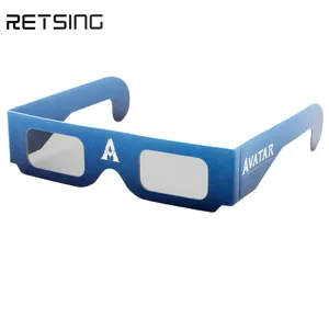 纸质3D视频电影偏光眼镜影院电视虚拟现实眼镜