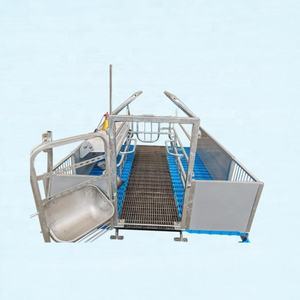 Nouvelles cages de mise bas pour porcs en acier galvanisé à chaud certifiées CE ISO 9001 HENGYIN avec une durée de vie de 15 à 25 ans - Product Image 1
