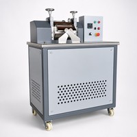 Machine de granulation de plastique à deux rouleaux pour PVC, PE, PP, EVA, mélange de masterbatch, dispersion, granulation, échantillonnage en laboratoire, certifiée CE