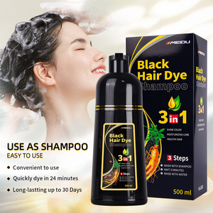 Prodotti per la Colorazione dei Capelli Meidu, Cura dei Capelli, Tinta Schiumosa Marrone Facile da Usare, Shampoo Colorante Nero 3 in 1 - Product Image 2
