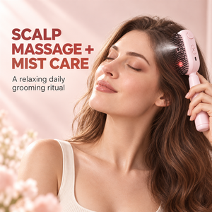 <b>Electric</b> Mist <b>Massage</b> Hair Brush <b>Scalp</b> Care Styling Comb Air Cushion Brush for Salon and Home Use - Product Image 4