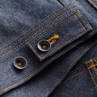 Veste en Jean à couture de printemps personnalisée, Streetwear Design surdimensionné boutonné en coton Vintage veste en Jean pour moi