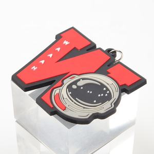 حقن تسميات مفتاح سلسلة صانع مخصص 3D تصميم شعار شعبية سلسلة مفاتيح مطاطية ل هدية - Product Image 3