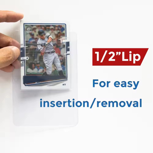 High Quality Clear Semi Rigid <strong>Card</strong> <strong>Holder</strong> for Graded <strong>Card</strong> Submission Trading Basketball Sports Protector <strong>Card</strong> Sleeve Saver Pvc - Product Image 3
