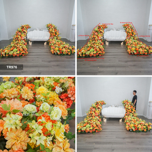 Camino de Mesa Floral de Alta Calidad para Decoración de Bodas, Eventos y Cumpleaños, Arreglo Floral Decorativo - Product Image 2