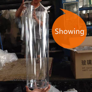 Vaso Circolare e Rettangolare in Acrilico IFG, Vendita Diretta dalla Fabbrica, 30cm 40cm 50cm, per Centrotavola Floreali e Decorazioni Matrimoniali - Product Image 2