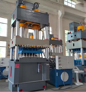 YW27-250T Four <strong>Column</strong> Deep Drawing Hydraulic Press Machine for Wheelbarrow Tray Making Industrial Hydraulic Forming Machine