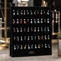 Kotak Penyimpanan Perhiasan Tindik Profesional untuk Cincin Perut, Anting Hidung, Tempat Anting, Organizer Etalase Retail J-021