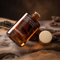 Flacon en verre de 10 ml pour essence de soin de la peau, avec fond épais