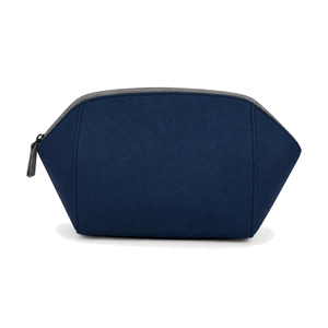 Chic Simple Medium Fabric Portable Makeup Pouch Zipper Closure Soft Handle Cosmetic Sack <b>Recycle</b> <b>Product</b> for Travel Toiletry - Product Image 3