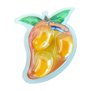 Xoài trái cây Thụy Điển Trung Quốc Jelly kẹo Halloween peelable Mỹ & người anh kẹo thấp moq hộp & Chai bao bì - Product Image 3