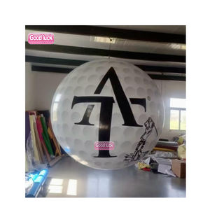 PVC modeli reklam promosyon ucuz deniz Shipp özel baskılı ekran için büyük şişme Golf topu balon logo baskılı kozmetik kapları - Product Image 2