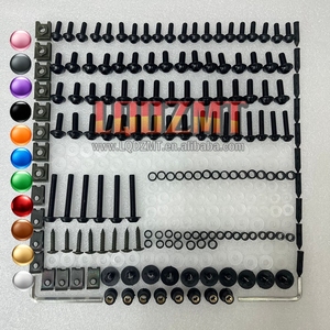 Kit de boulons de carénage en acier inoxydable pour HONDA Interceptor VFR800 <span class=keywords><strong>F</strong></span> RC79 <span class=keywords><strong>VFR</strong></span>-<span class=keywords><strong>800</strong></span> VFR800F 14 15 16 17 18 19 20 21 Écrous de fixation de carrosserie - Product Image 1