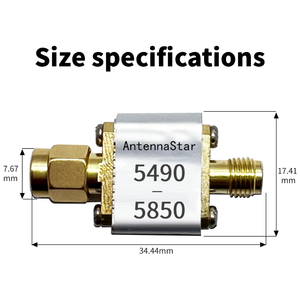 AntennaStar ATS020 5490-5850MHz FBAR Wi-Fiフィルター（5G基地局用） |   1.8dBの超低挿入損失と55dBの5.2G除去 - Product Image 2