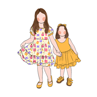 Nouvelle Robe d'été sans manches pour filles, imprimée sur mesure, style doux, robe courte pour bébé