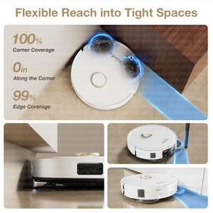 Aspiradora Robótica inteligente en seco y húmedo Robot de barrido de navegación láser Lavado automático de pisos Robot limpiador doméstico - Product Image 3