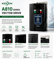 REETIN KECEN A810 Variateur de fréquence vectoriel triphasé 380V 7,5-15KW VFD pour moteur AC à usage industriel