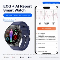Montre connectée AMOLED TK26P 1,43 pouces avec ECG, HRV, tension artérielle, oxygène sanguin, fréquence cardiaque, suivi du sommeil, IP68, appels Bluetooth et suivi d'activité physique