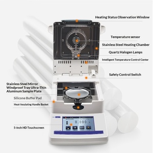 नमी और आर्द्रता माप के साथ XY-100MW-T स्मार्ट हैलोजन नमी मीटर - Product Image 3