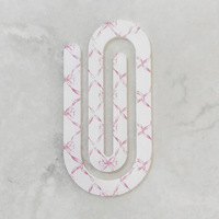 Marque-page en acrylique rose, grande taille, imprimé mignon, décoratif, pour journal et agenda, papeterie esthétique