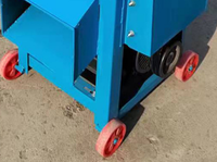 Broyeur à marteaux multifonctionnel pour céréales et ensilage, hachoir à fourrage pour maïs avec coupe-herbe et paille 4KW