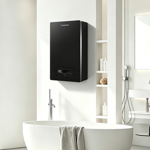 Caldera Eléctrica Combinada de Pared 4-24kW con WiFi, Control Remoto, Silenciosa, Agua Caliente Instantánea, Calefacción para Casa, 220V, CE, Exportación, Fábrica China - Product Image 1