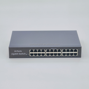 24 Port Gigabit Unmanaged <b>Ethernet</b> <b>Switch</b> 1U Rackmount Fan‑less Design 10/100/1000Mbps RJ45 Ports 48Gbps Switching Capacity - Product Image 2