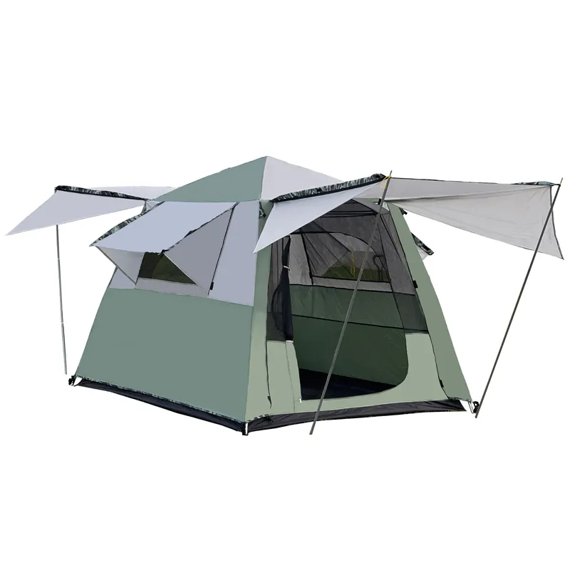 Tentes d'extérieur épaisses coupe-vent de protection solaire multicolore imperméable à l'eau pour maison, portable, voyage, camping familial de luxe à vendre