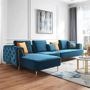 Divano ad angolo moderno di lusso in vera pelle <span class=keywords><strong>a</strong></span> forma di L con <span class=keywords><strong>divani</strong></span> componibili neri <span class=keywords><strong>a</strong></span> forma di pouf <span class=keywords><strong>per</strong></span> mobili da soggiorno - Product Image 2
