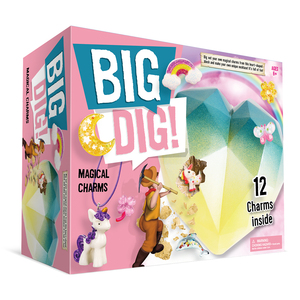 Nouvelle fille grand coeur forme creuser kit couleur bleue enfant cadeau bloc creuser <span class=keywords><strong>licorne</strong></span> et faire collier fille creuser jouet kit d'excavation - Product Image 5