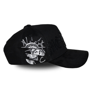 Gorra de Béisbol Cristo Chrome Rico de Alta Calidad al por Mayor, Bordada, de 5 Paneles, con Forro de Satén y Pedrería, Modelo Inédito Rico - Product Image 6