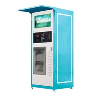 Máquina Expendedora de Agua para Exteriores, Impermeable, con Ósmosis Inversa, Dispensador de Agua con Múltiples Métodos de Pago: Monedas, Código QR, Tarjeta IC