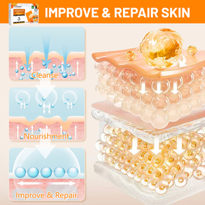 Disaar Vente en Gros Coffret 3-en-1 Vitamine <span class=keywords><strong>C</strong></span> Éclaircissant Soin Peau Blanchissant Anti-Taches Savons Crème Produits Anti-Âge - Product Image 4