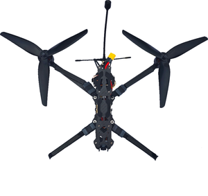 โดรน FPV ขนาด 10 นิ้ว พร้อมไฟ LED กล้อง 4K ขนาดเล็ก ระบบ GPS ควบคุมระยะไกล โดรนแข่ง - Product Image 1