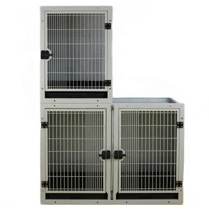 Kandang Hewan Peliharaan KA-505-AZ dari Baja Galvanis Tugas Berat, Desain Modern Kokoh untuk Luar & Dalam Ruangan, dengan Baki Plastik, Kemasan Kotak Pallet untuk Anjing - Product Image 1