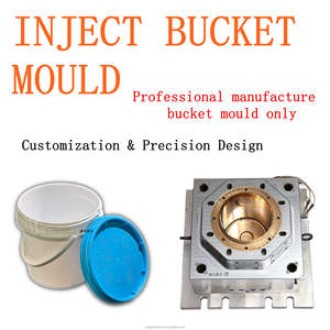 OEM de alta calidad de 5 galones de plástico cubo cubierta mango molde fabricante calidad asegurada 5 galones barril molde Huangyan Taizhou China - Product Image 1