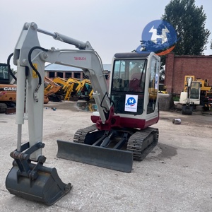 Excavatrice sur chenilles Kobelco <span class=keywords><strong>TAKEUCHI</strong></span> TB230, 95% <span class=keywords><strong>neuve</strong></span>, certifiée CE, faible nombre d'heures de travail, modèle 2023, moteur, pompe - Product Image 1