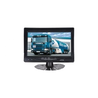 Écran de surveillance de conduite d'autobus personnalisé de 7 pouces 12-24V DC moniteur de voiture télécommande 2 voies AHD caméra de recul LCD numérique