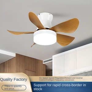 Moderno Simple 6 velocidades regulable bajo ruido LED ventilador de techo luz cálida araña para sala de estar dormitorio con Control remoto - Product Image 4