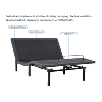 NOUVEAU TOKEN D702A Promotion Moderne Sommier de lit intelligent électrique inclinable King Size réglable avec télécommande sans fil pour chambre et appartement