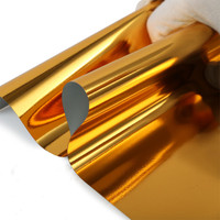 Film de lettrage métallique arc-en-ciel, film TPU métallisé pour marquage à chaud, transfert thermique haute température pour textiles et vêtements
