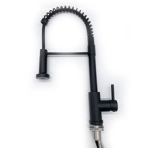 Новый дизайн, матовый черный кухонный смеситель с одной ручкой - Product Image 2