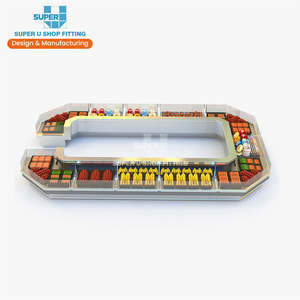 Espositore per Frutta Fresca, Chiosco per Frutta e Verdura, Vetrina per Supermercato, Negozio di Alimentari - Product Image 1