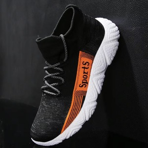 Chaussures de course d'été transfrontalières pour hommes, baskets légères en maille popcorn et caoutchouc de noix de coco, couleurs mélangées - Product Image 1