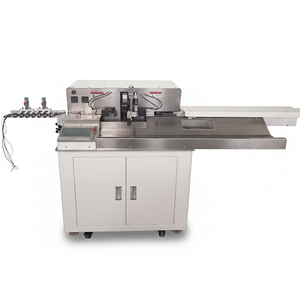 Machine d'étamage de fil à double tête entièrement automatique professionnelle avec des longueurs de dénudage/étamage de 0 à 10mm pour des exigences précises - Product Image 1