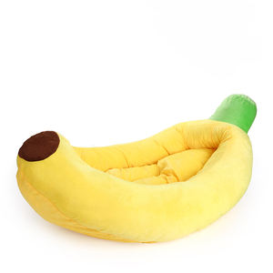 RTS Neues Design Halboffenes Superweiches Warmes Niedliches Bananen-Imitat Haustier Katzen- und Hundebett für Innenräume - Product Image 3